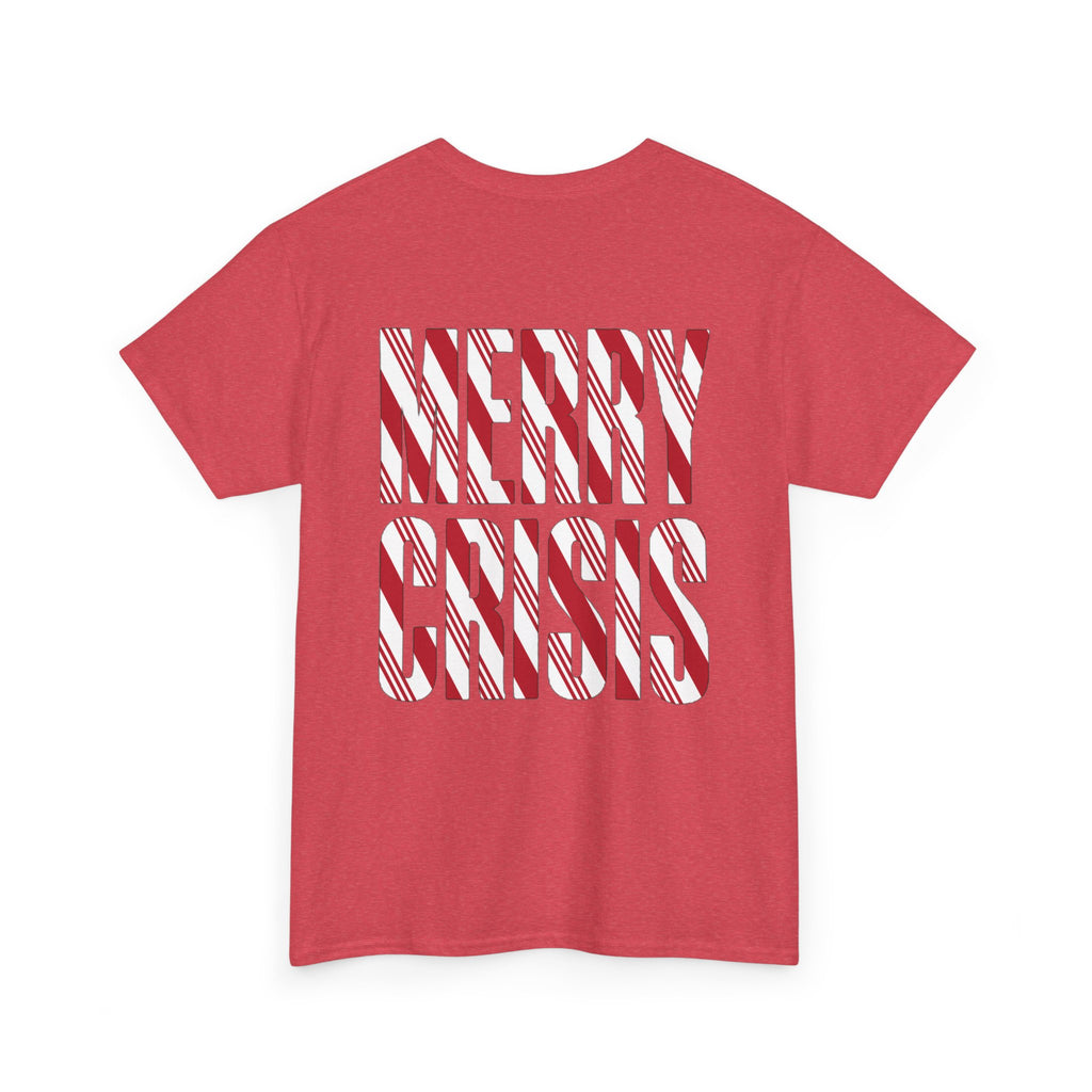 No ShopCo Merry Crisis T-shirt, red & white – photo 23