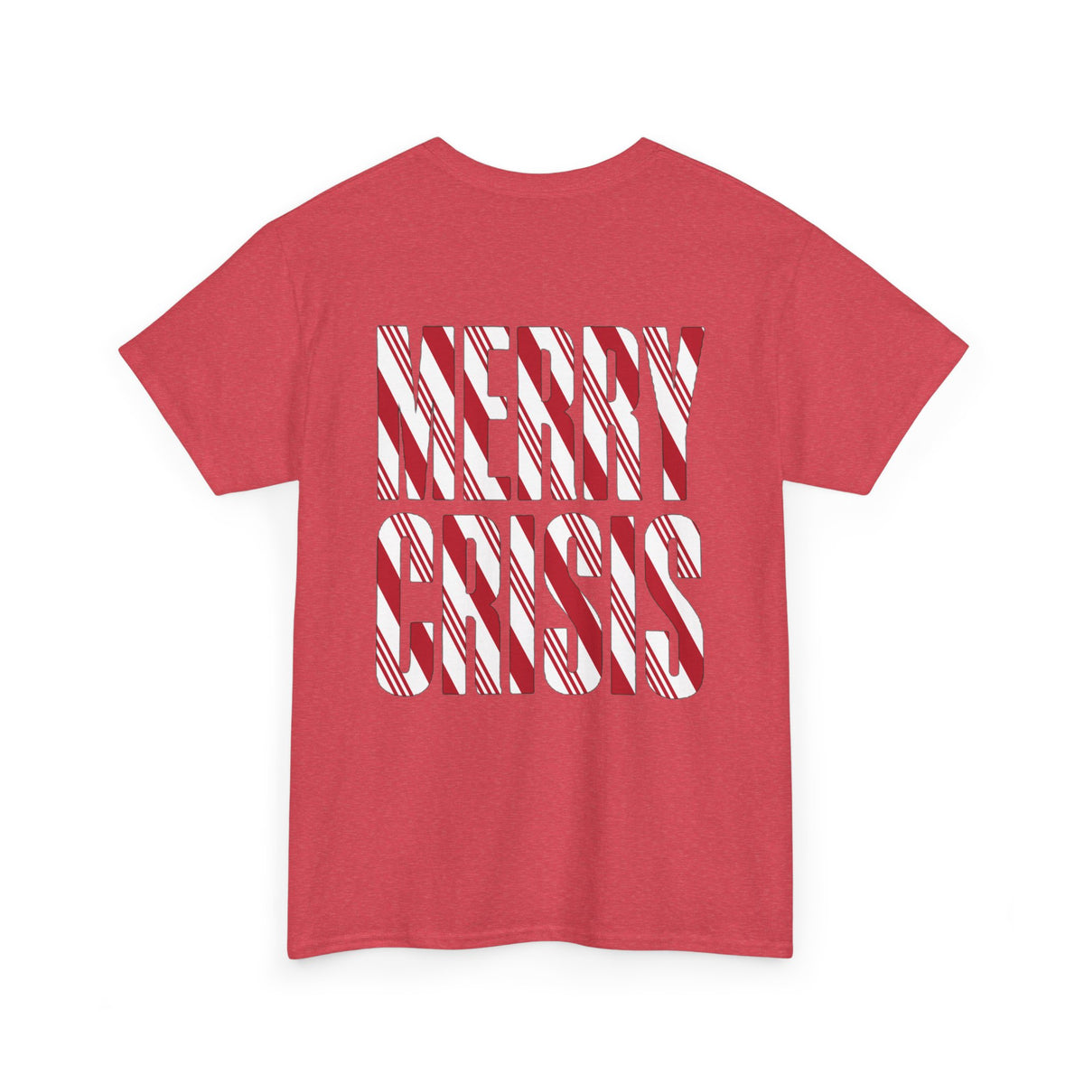 No ShopCo Merry Crisis T-shirt, red & white – photo 23