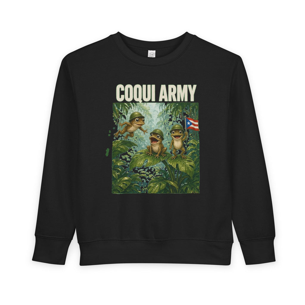 No ShopCo Coquí Army toddler sweatshirt – photo 3