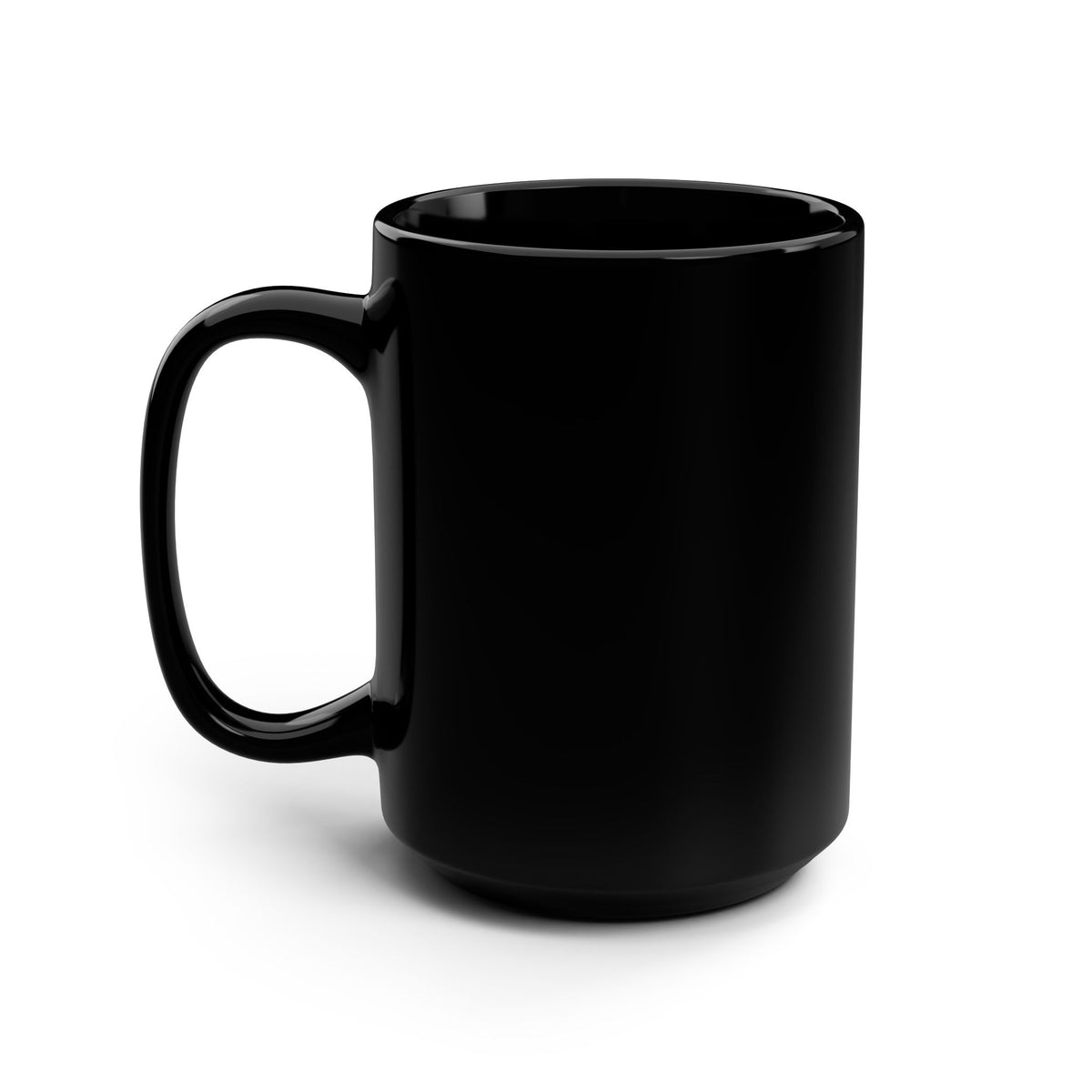 No ShopCo FYS 15oz black mug, stealth script – photo 4