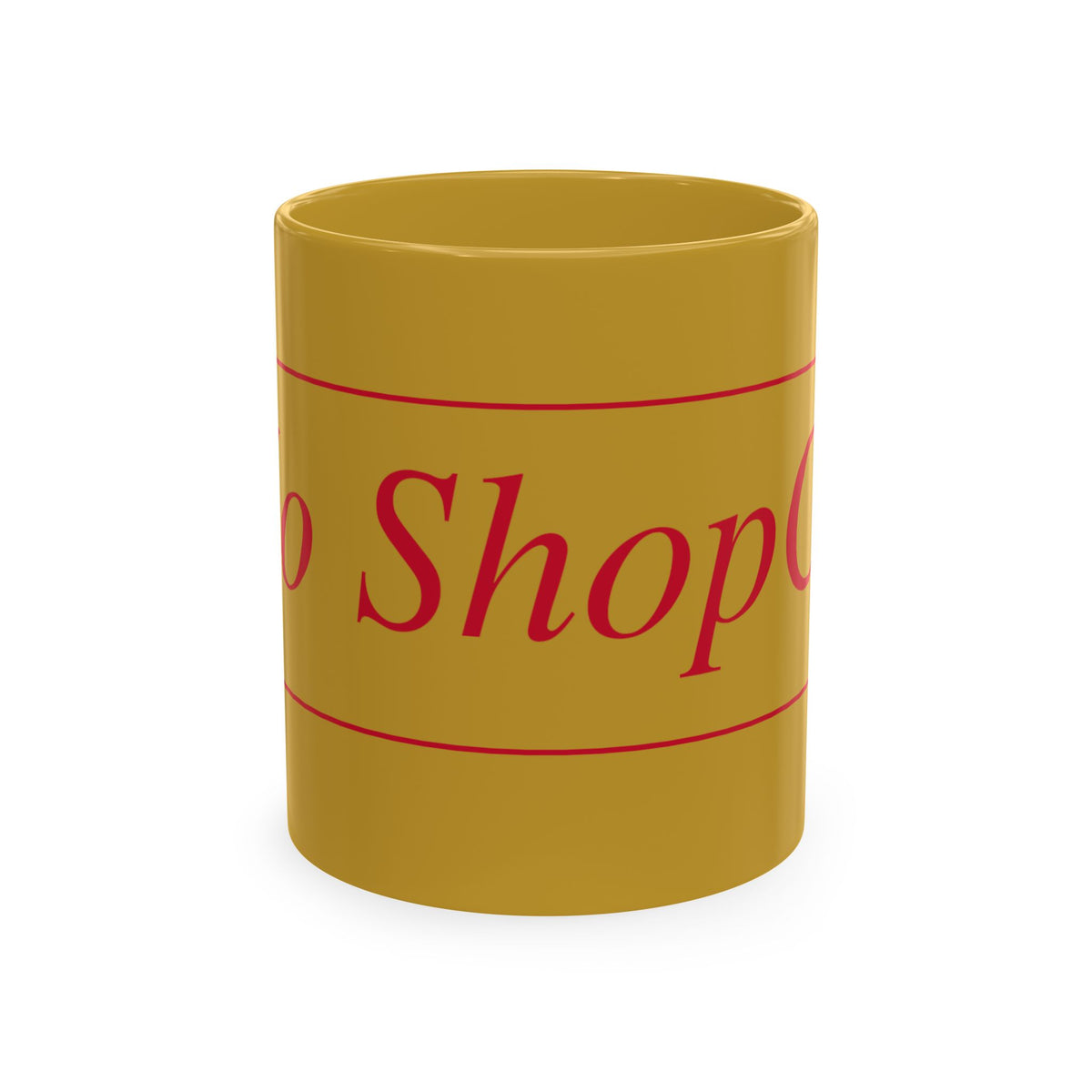 No ShopCo Logo 11oz mug, red logo – photo 3