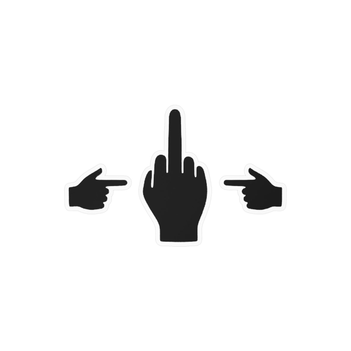 No ShopCo Pointer Finger kiss-cut decal – photo 4