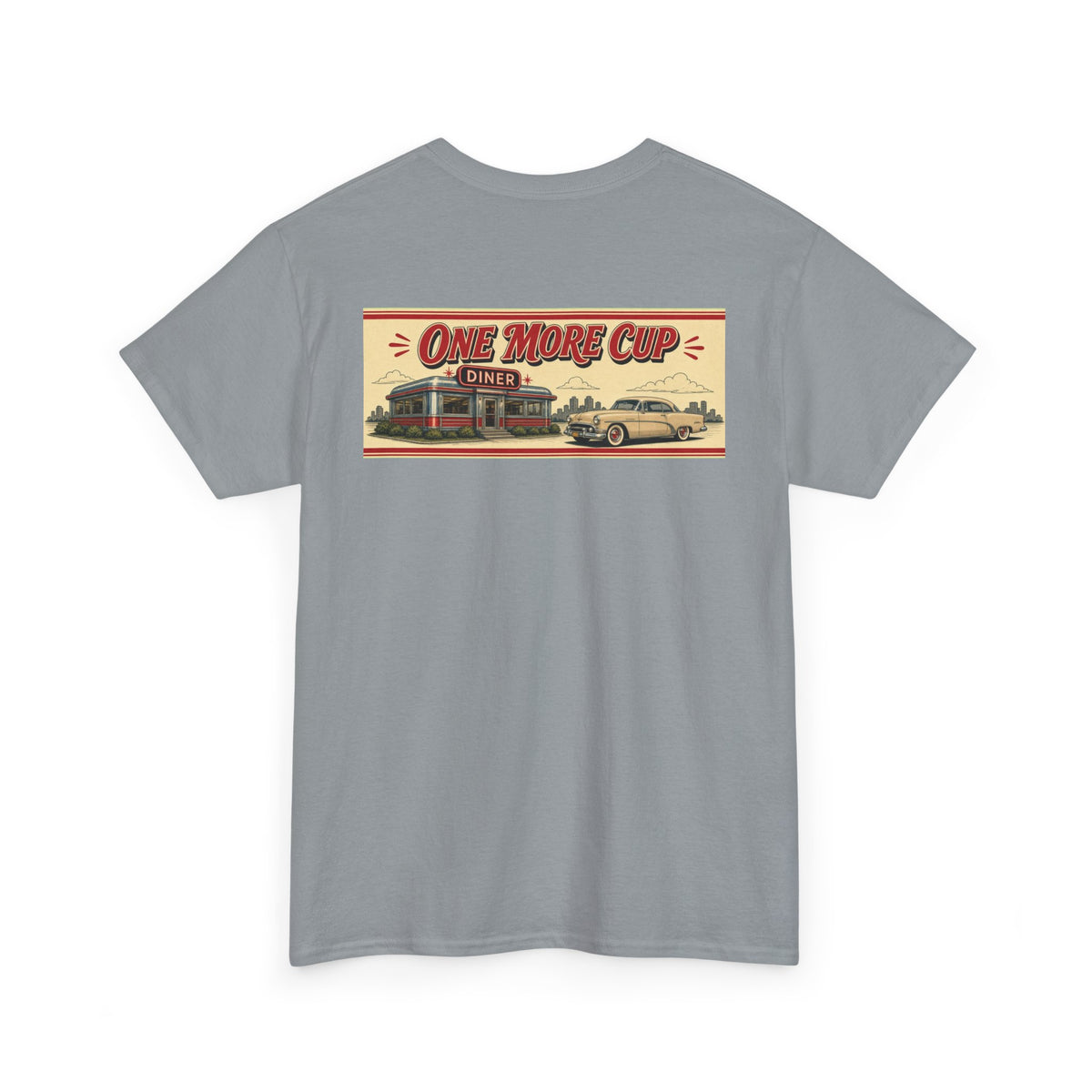 No ShopCo One More Cup retro diner T-shirt – photo 18