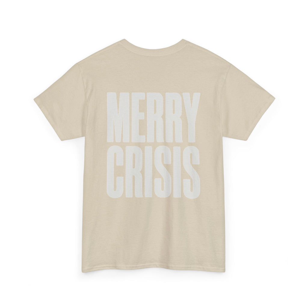 No ShopCo Merry Crisis T-shirt, white graphic – photo 9