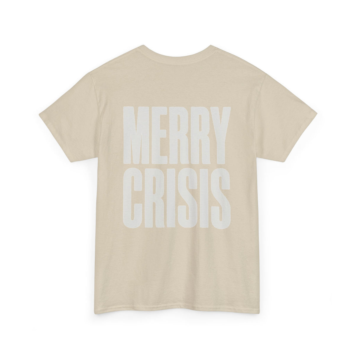 No ShopCo Merry Crisis T-shirt, white graphic – photo 9