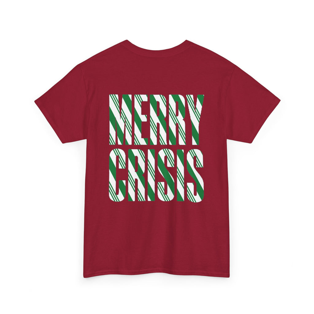 No ShopCo Merry Crisis T-shirt, green & white – photo 23