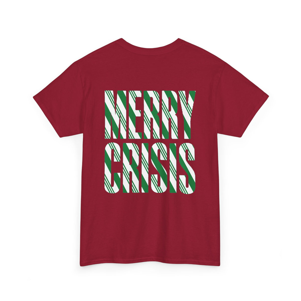 No ShopCo Merry Crisis T-shirt, green & white – photo 23