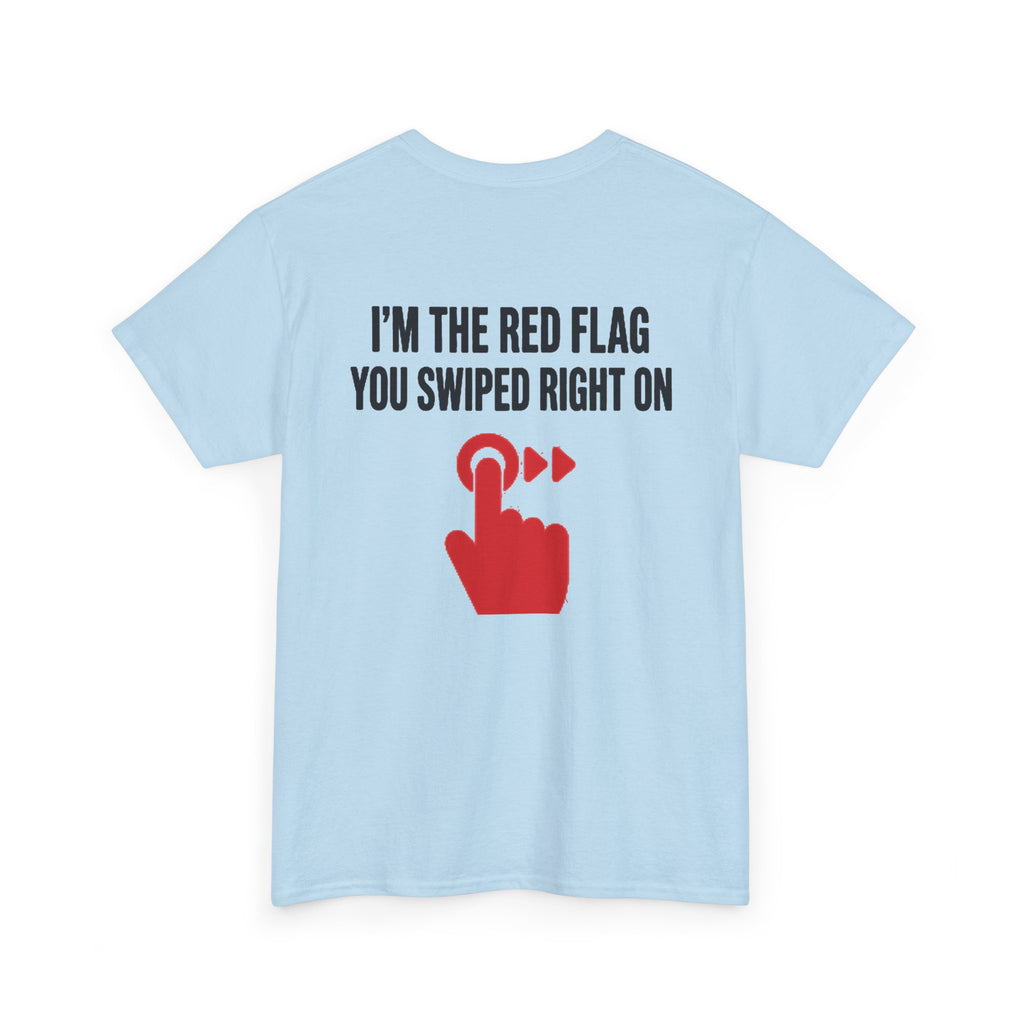 No ShopCo Red Flag T-shirt, black logo – photo 14