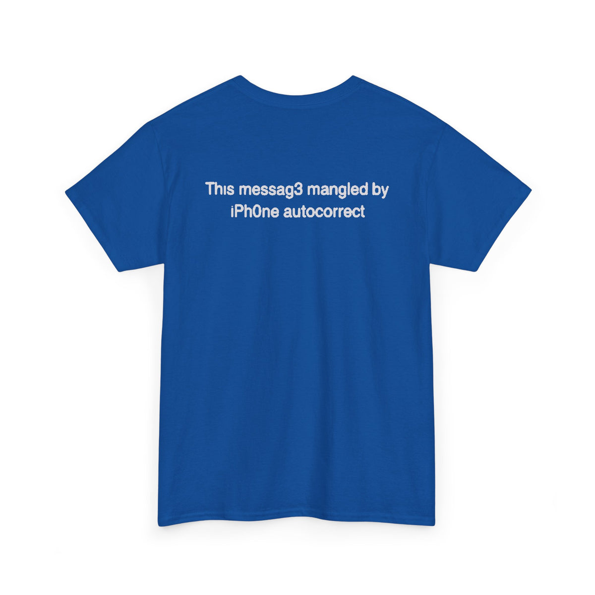 No ShopCo Autocorrect Humor T-shirt, white graphic – photo 11