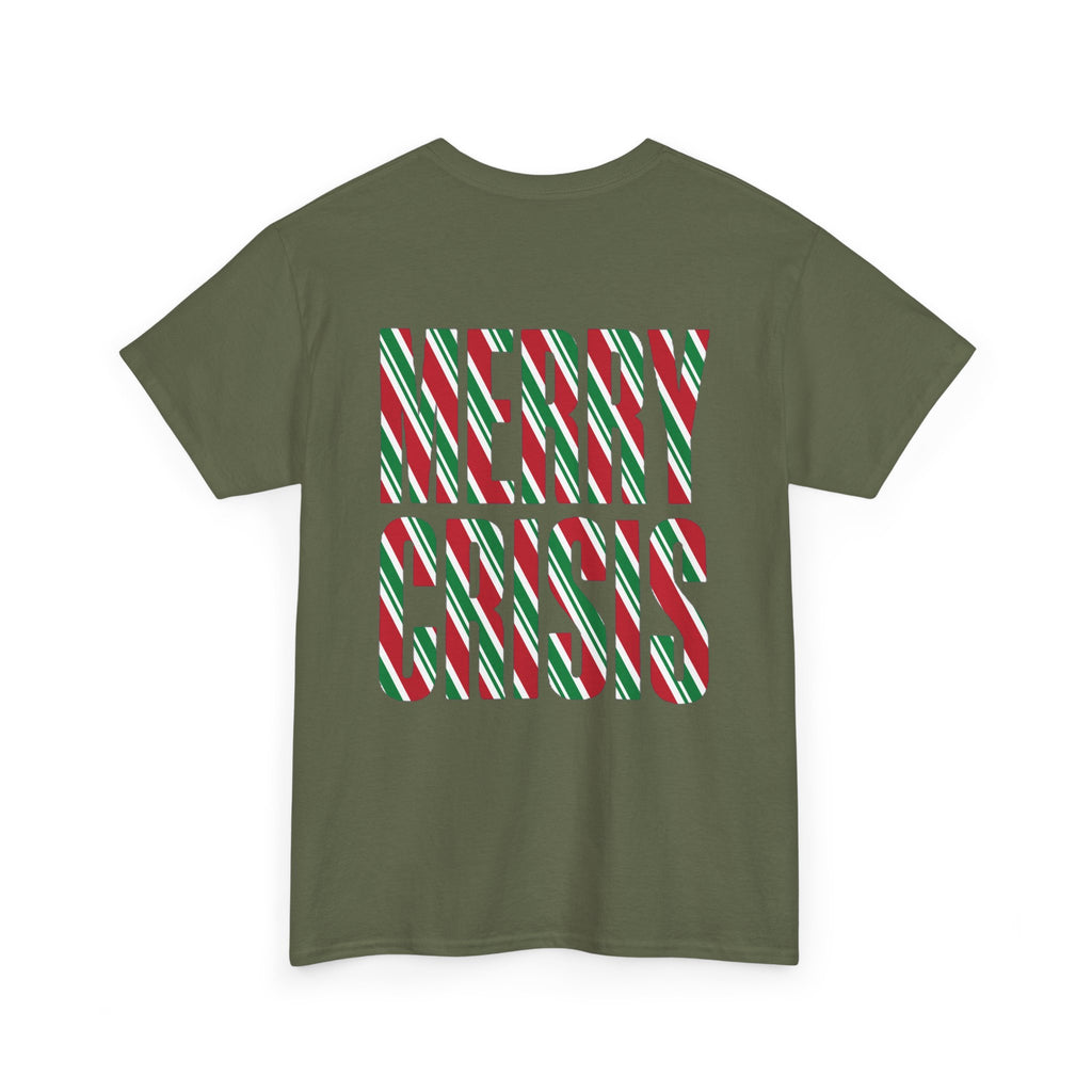 No ShopCo Merry Crisis T-shirt, tricolor, red logo – photo 15