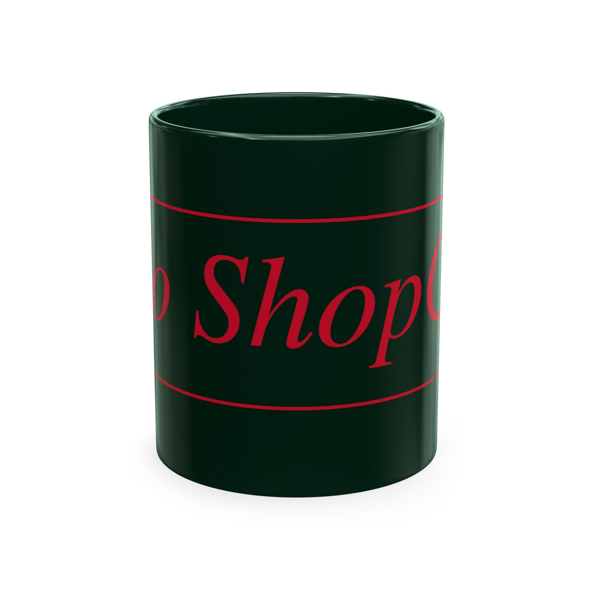 No ShopCo Logo 11oz mug, red logo – photo 6