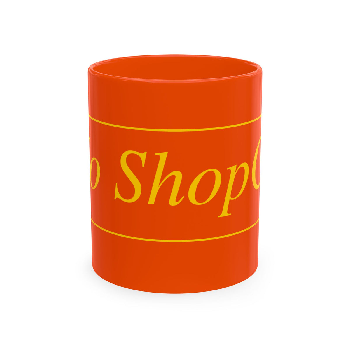 No ShopCo Logo 11oz mug, yellow logo – photo 11
