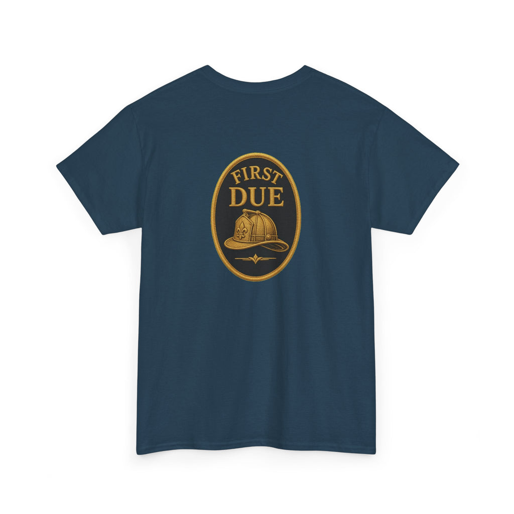 No ShopCo FIRST DUE firefighter T-shirt, black logo – photo 26