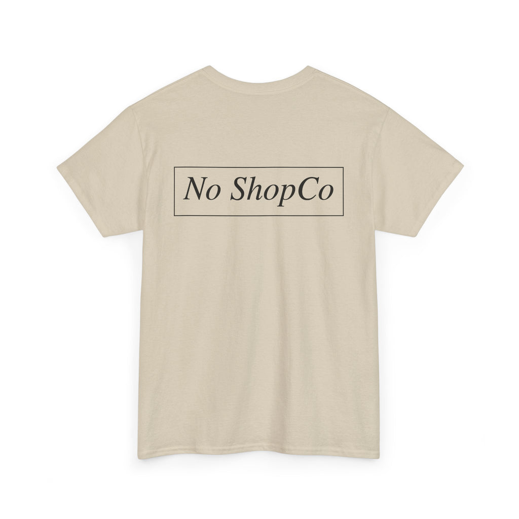 No ShopCo Logo T-shirt with black chest and back wordmarks – view 9