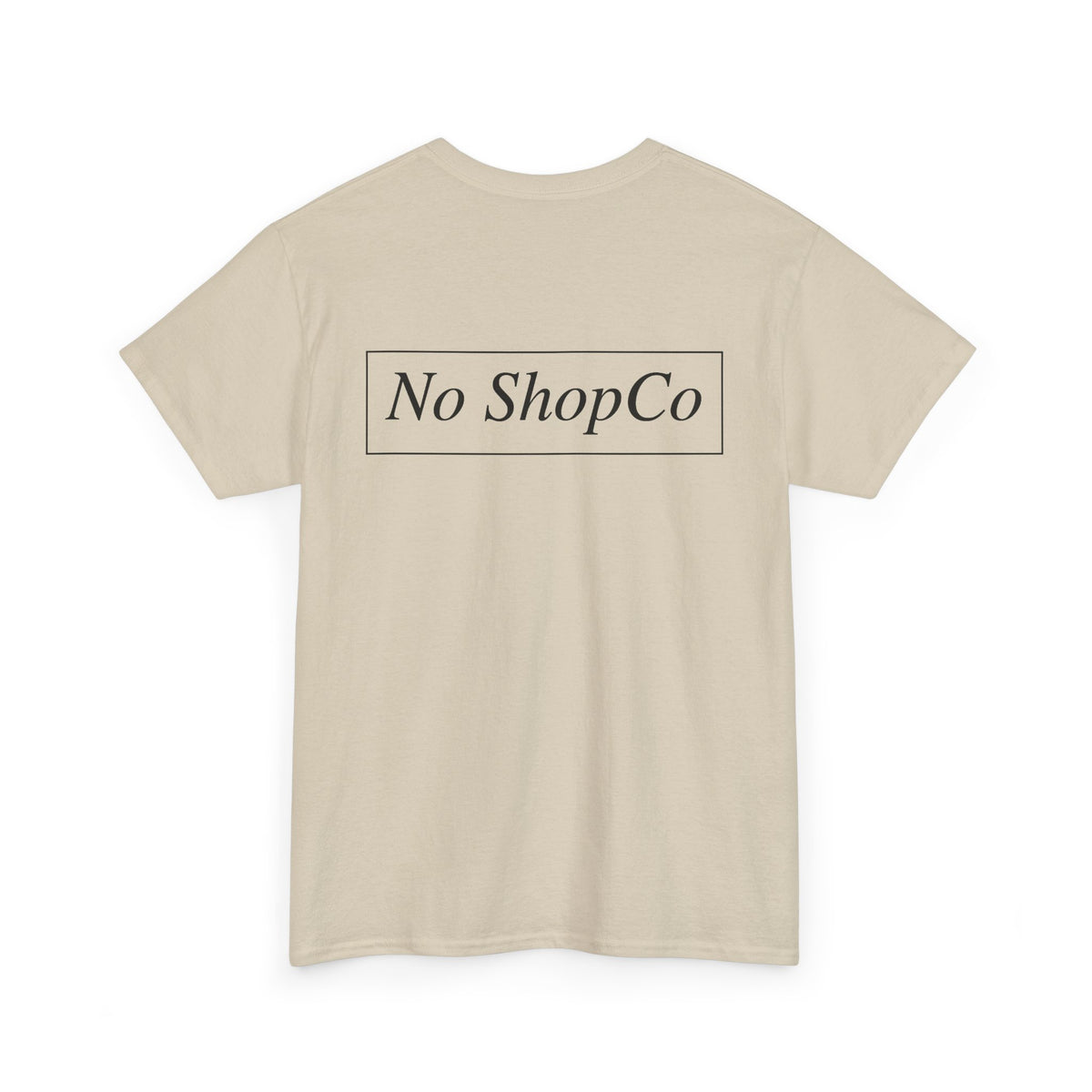 No ShopCo Logo T-shirt with black chest and back wordmarks – view 9