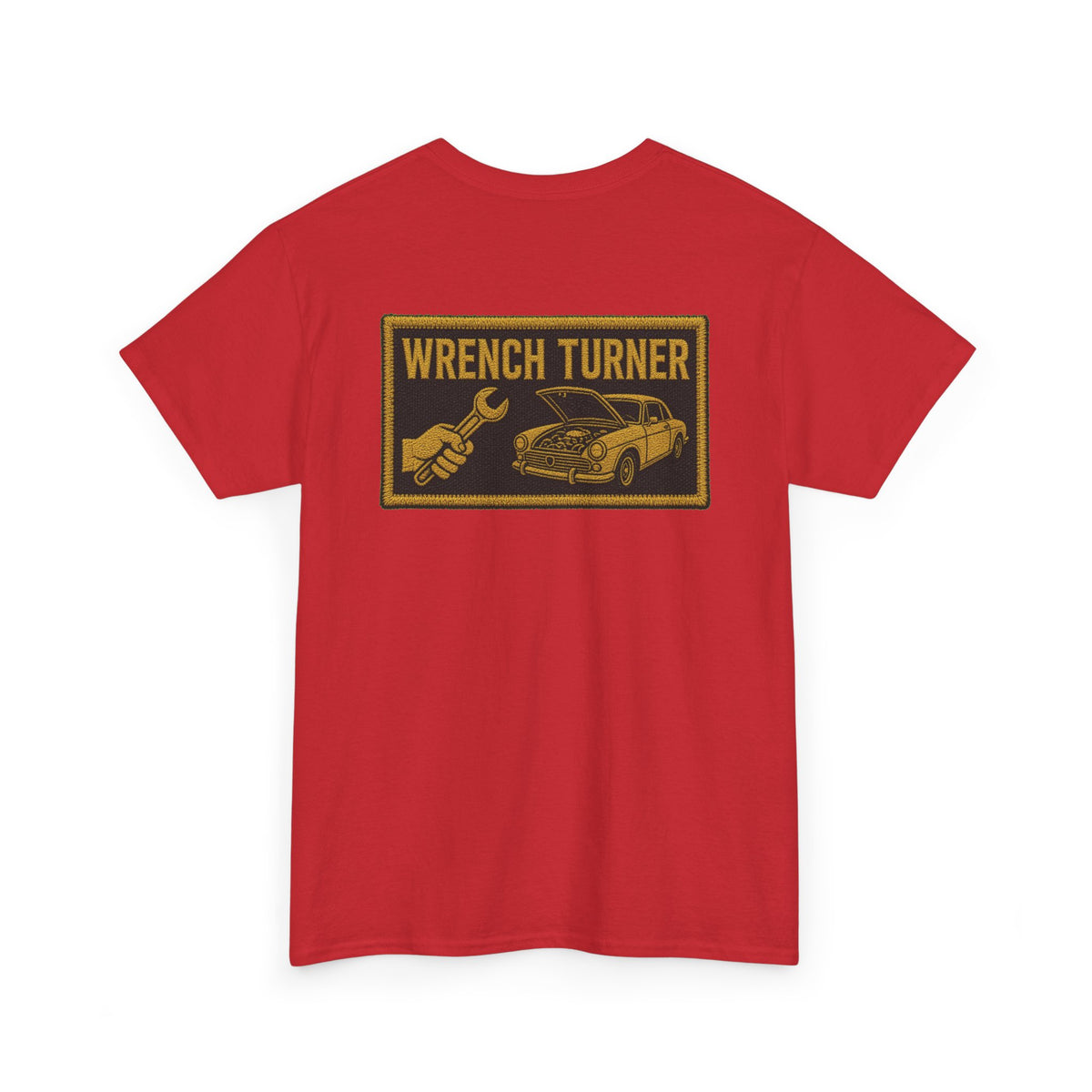 No ShopCo Wrench Turner retro mechanic T-shirt with black chest logo