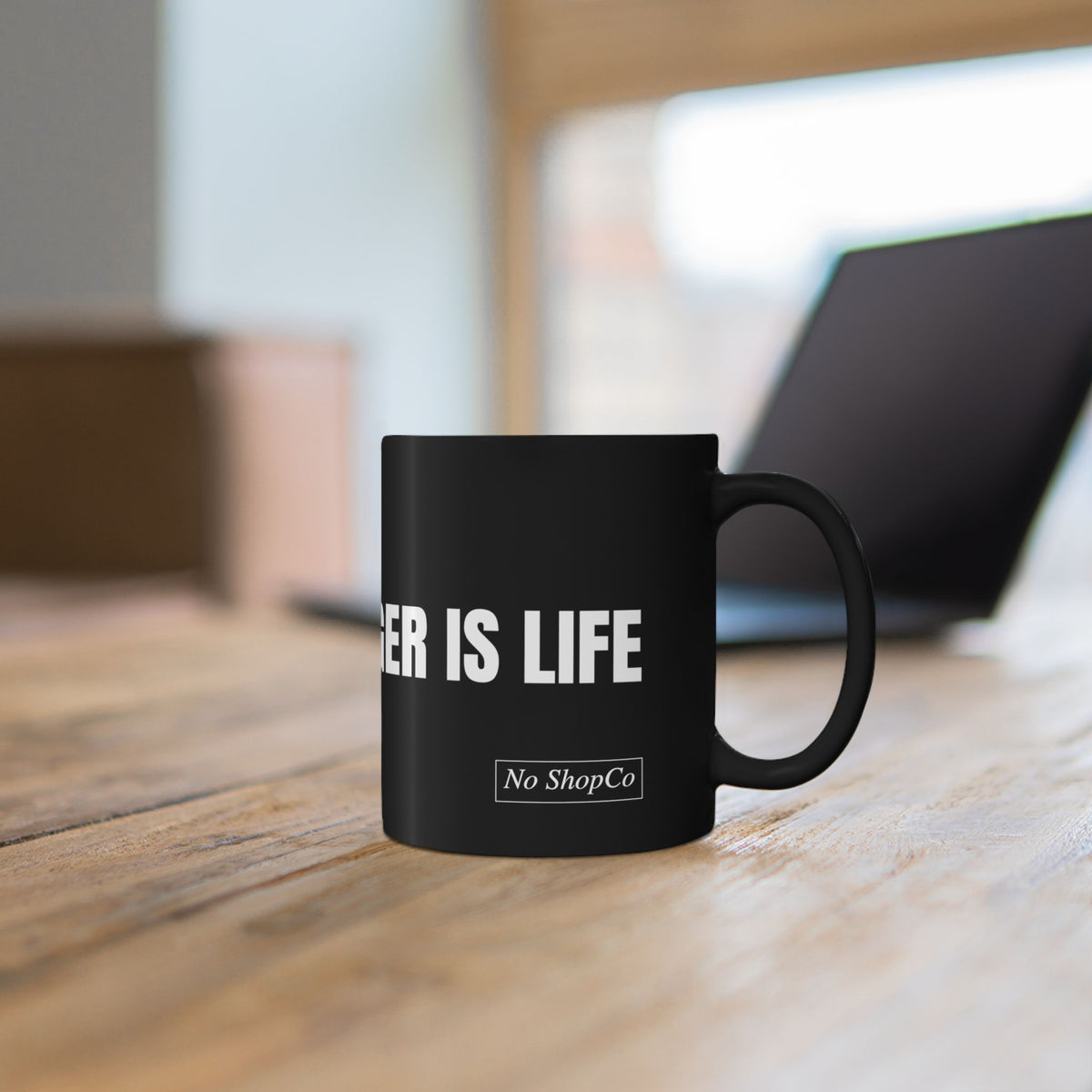No ShopCo Middle Finger Is Life black mug – photo 6