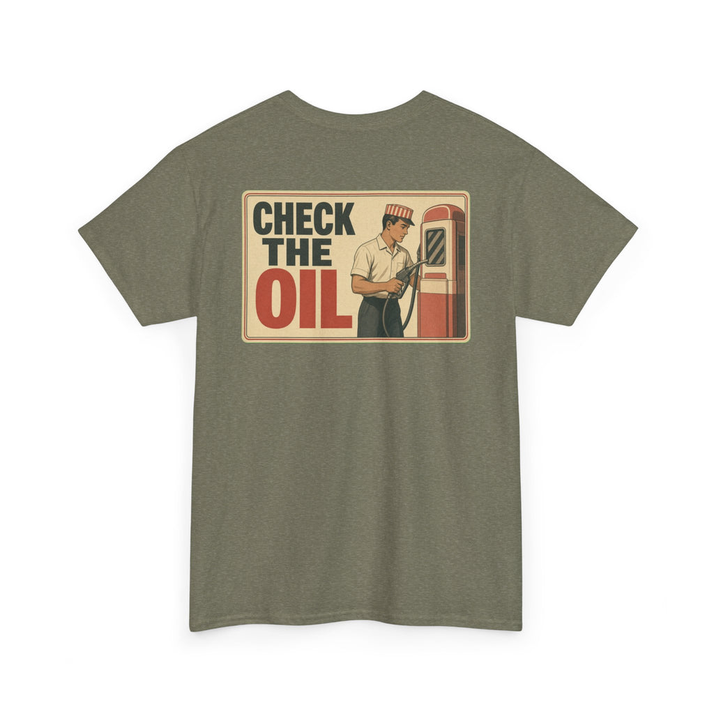 No ShopCo Check The Oil retro automotive T-shirt – photo 17