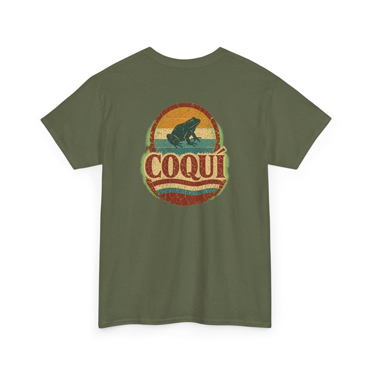 No ShopCo Puerto Rican Coquí T-shirt, orange logo – photo 2