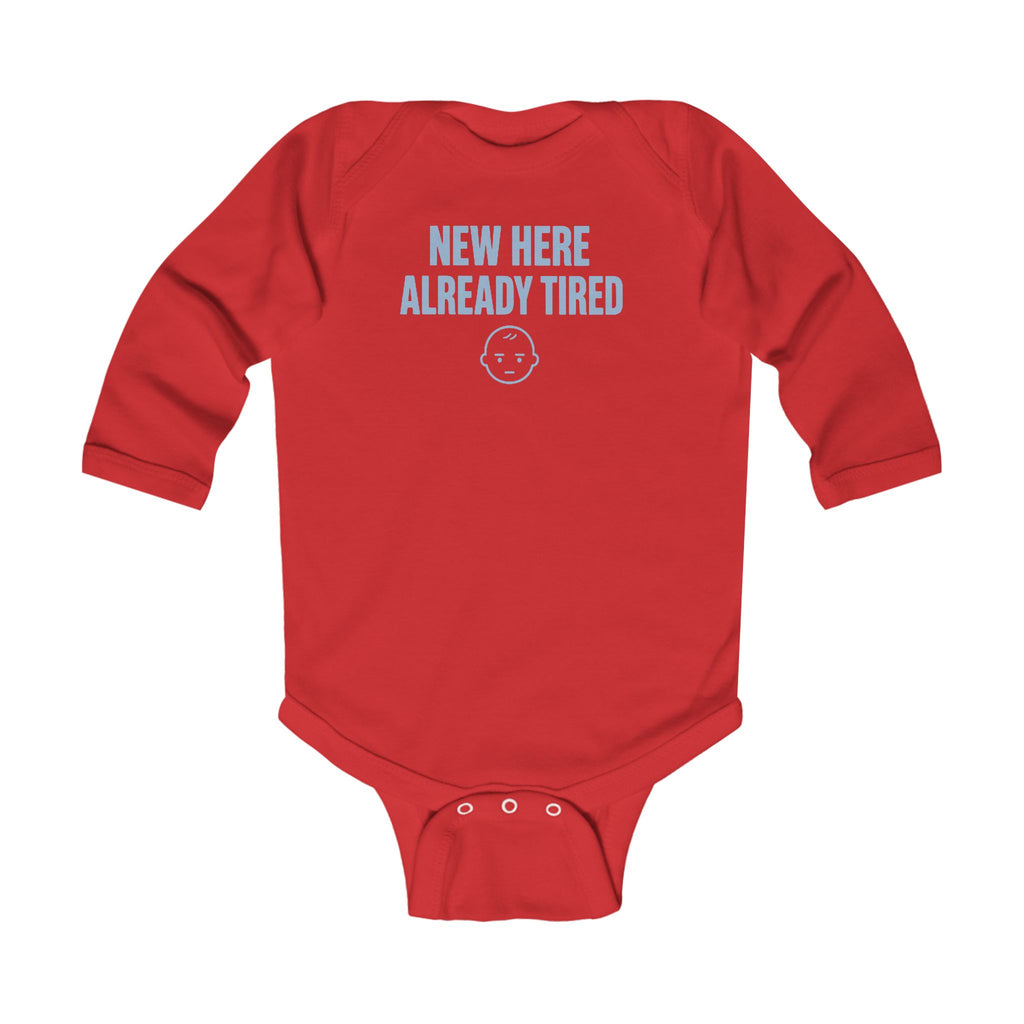 No ShopCo New Here Already Tired bodysuit, blue – photo 6