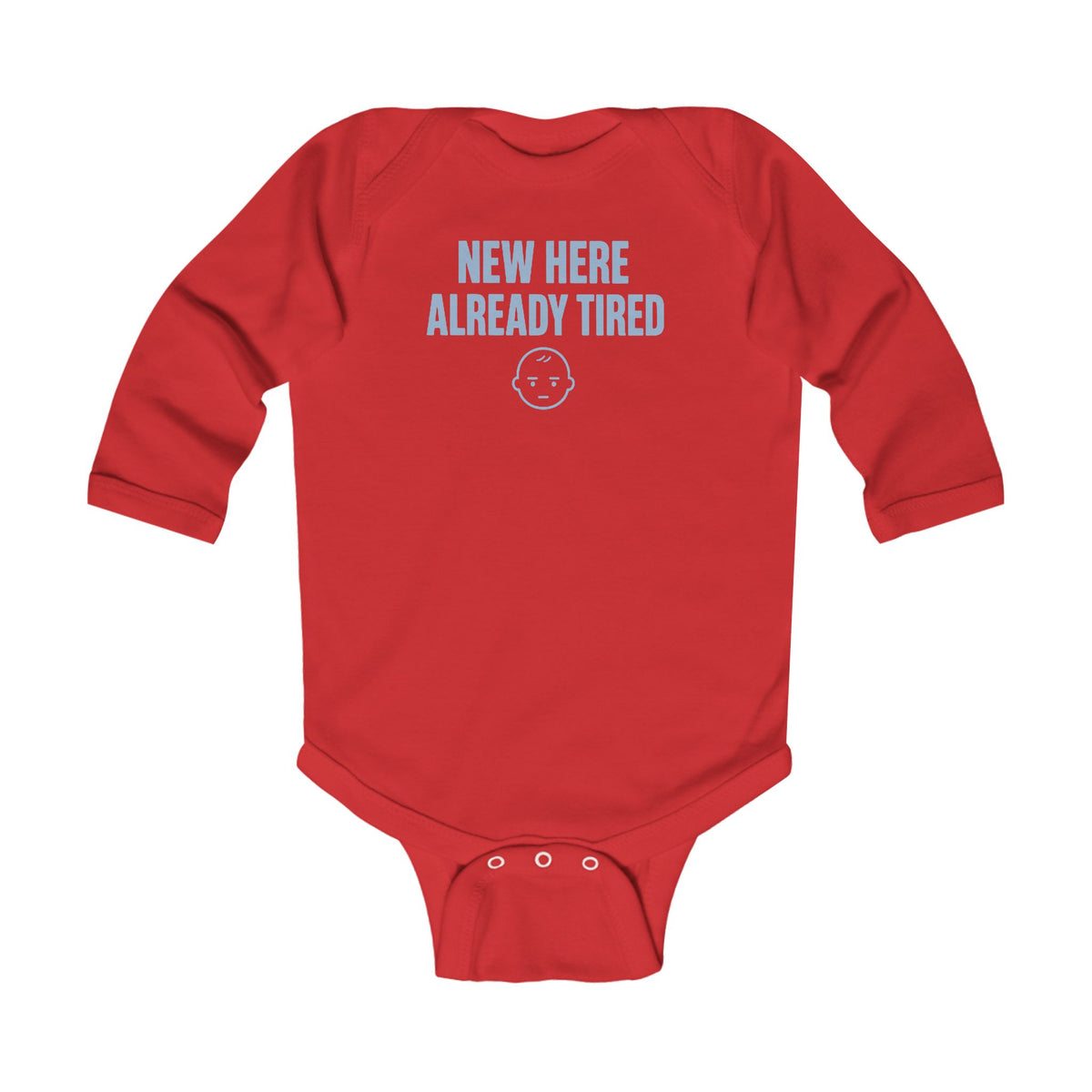 No ShopCo New Here Already Tired bodysuit, blue – photo 6