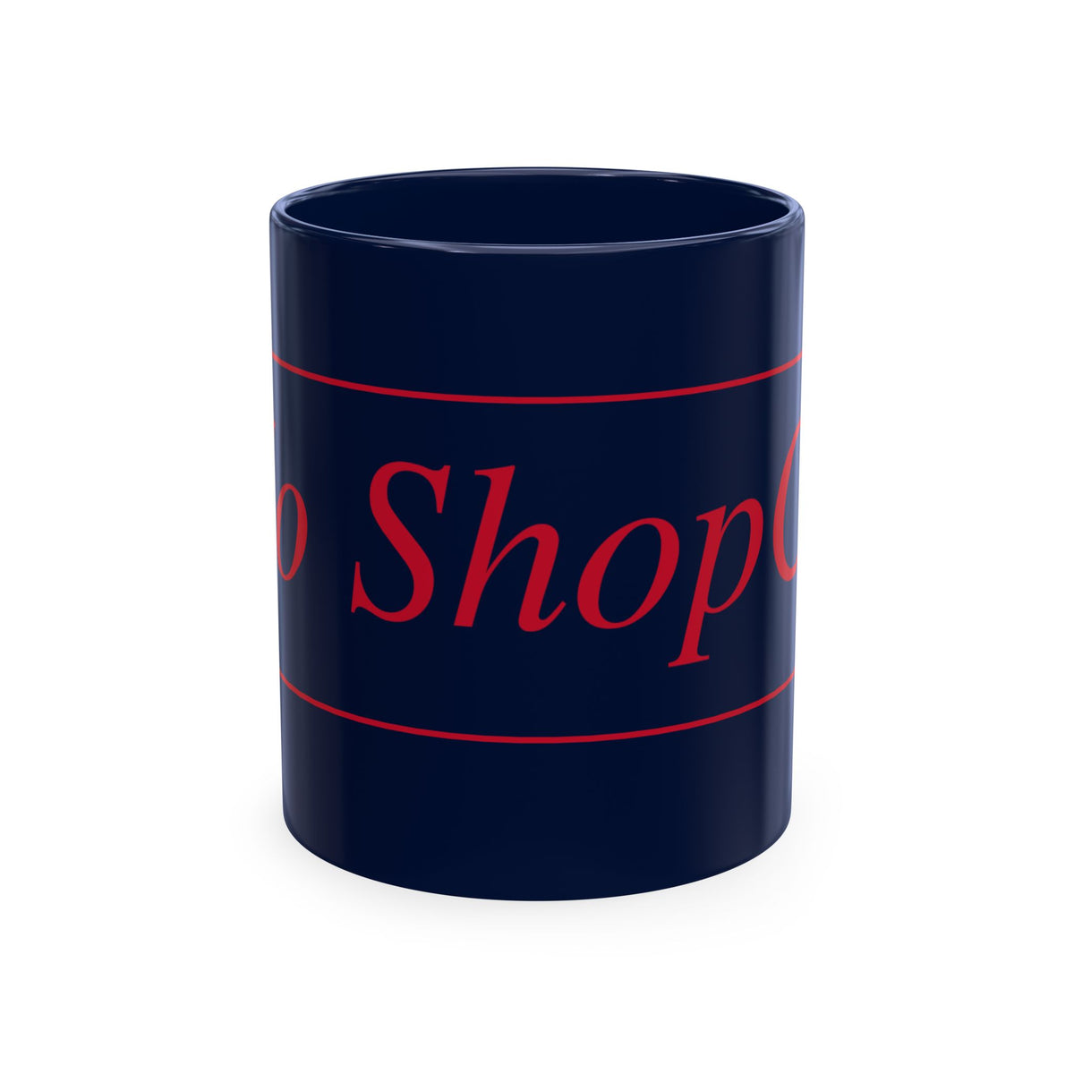 No ShopCo Logo 11oz mug, red logo – photo 5