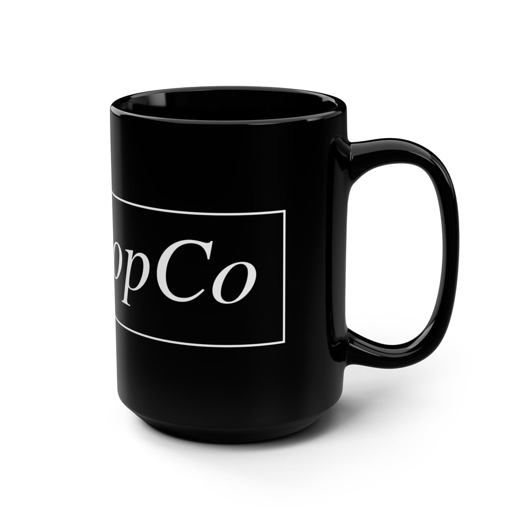 No ShopCo Logo 15oz black mug, white logo – photo 2