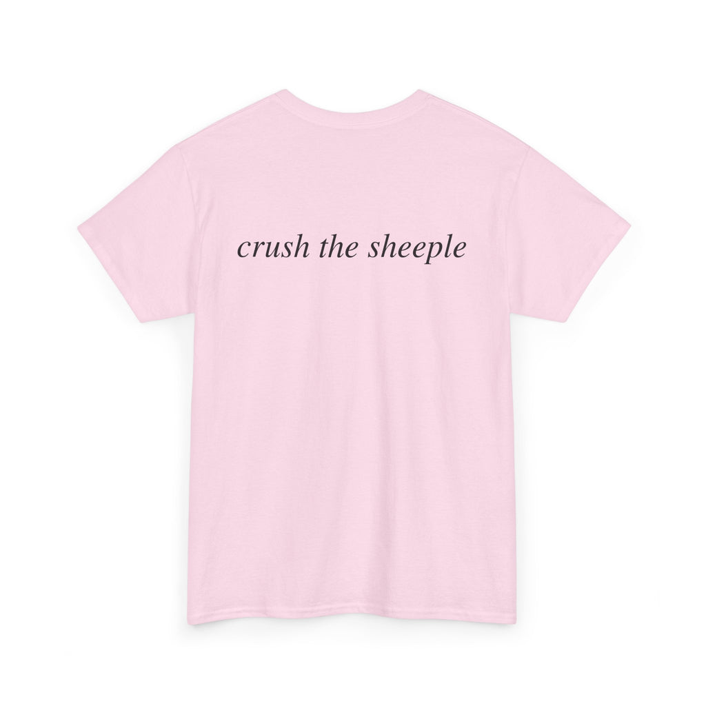 No ShopCo Crush The Sheeple T-shirt, black graphic – photo 3