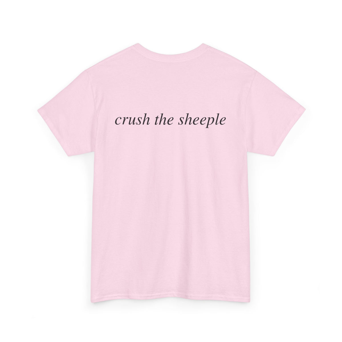 No ShopCo Crush The Sheeple T-shirt, black graphic – photo 3