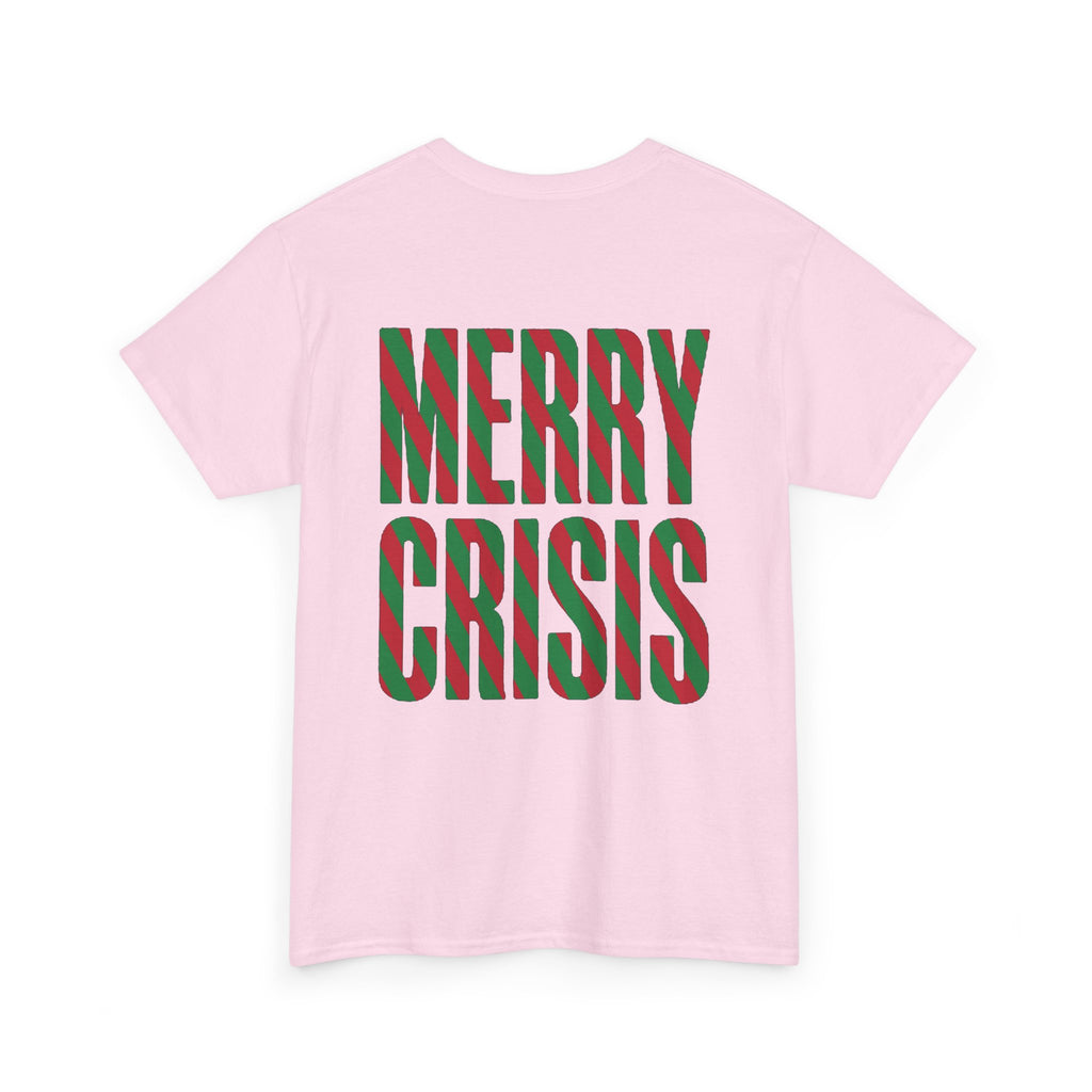 No ShopCo Merry Crisis T-shirt, red & green, red logo – photo 17