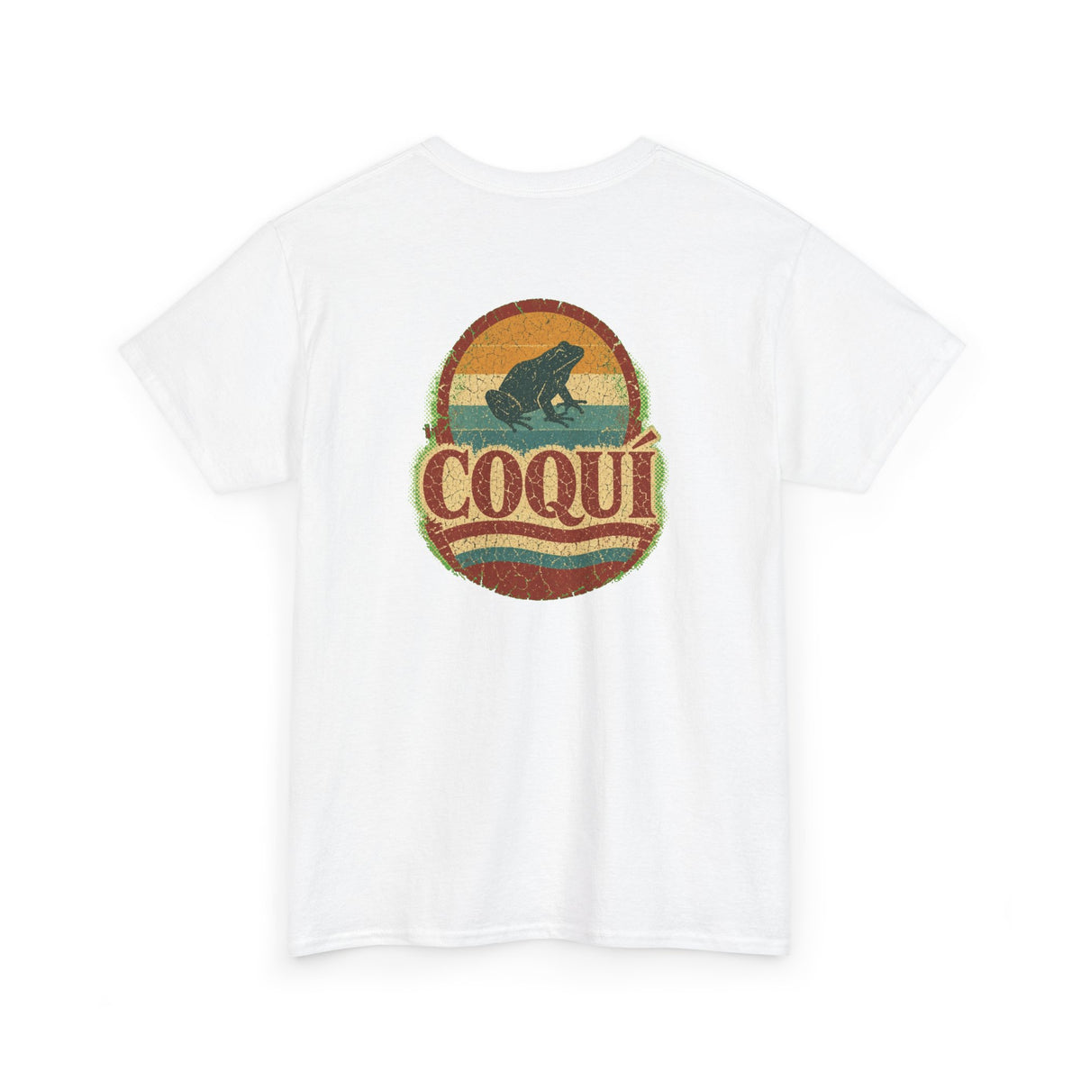 No ShopCo Puerto Rican Coquí T-shirt, orange logo – photo 4