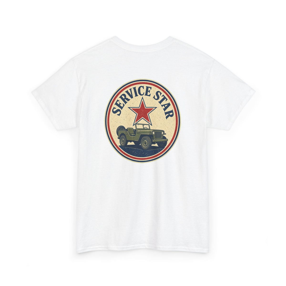 No ShopCo Service Star retro military T-shirt – photo 3