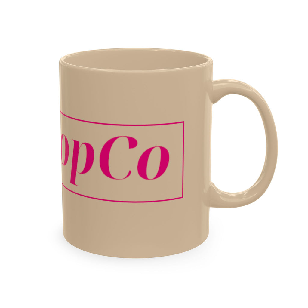 No ShopCo Logo 11oz mug, fuchsia logo – photo 17