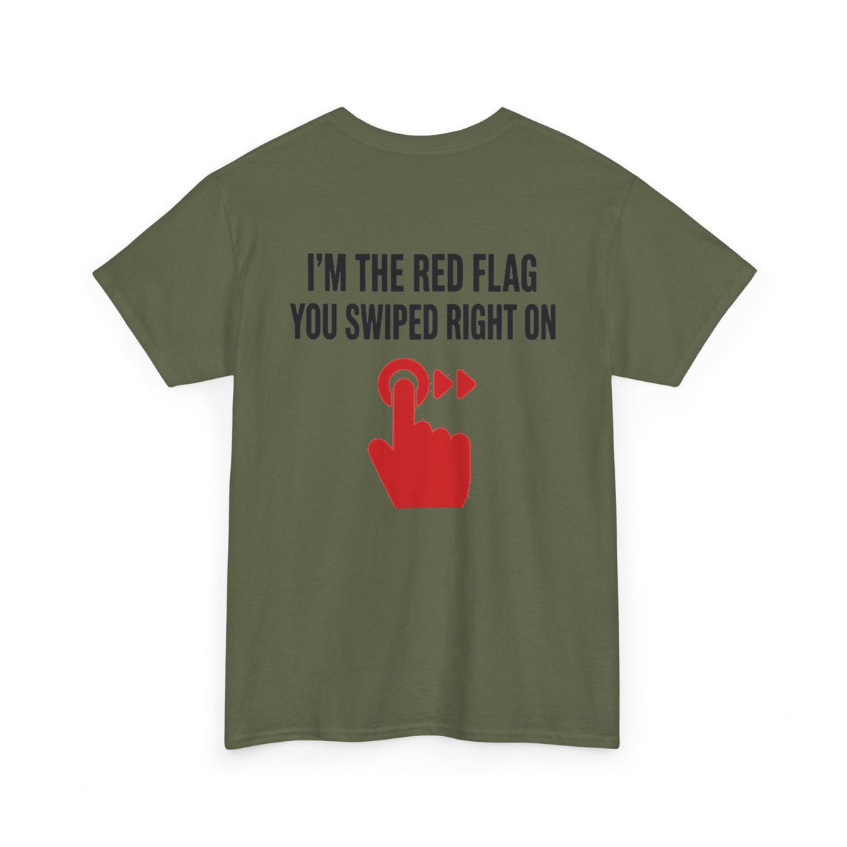 No ShopCo Red Flag T-shirt, black logo – photo 10
