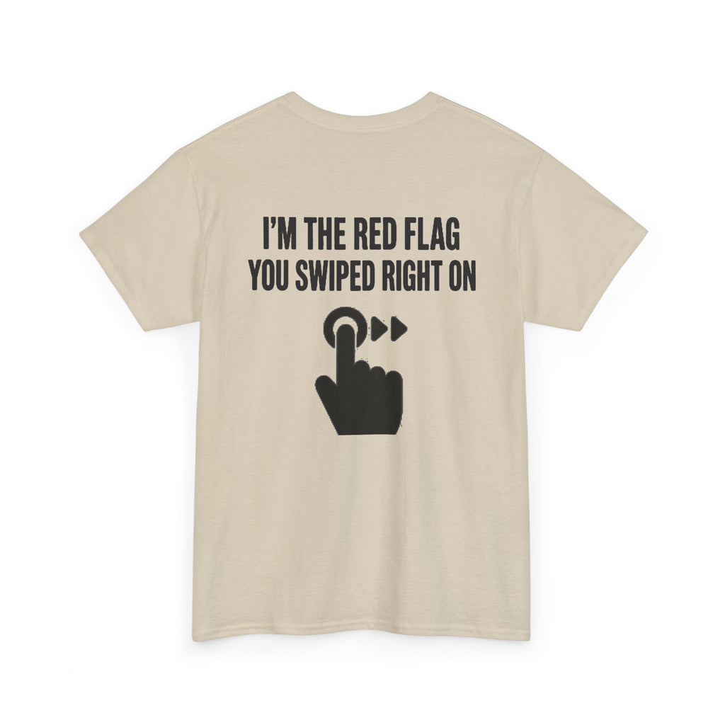 No ShopCo Red Flag T-shirt, black graphic – photo 9