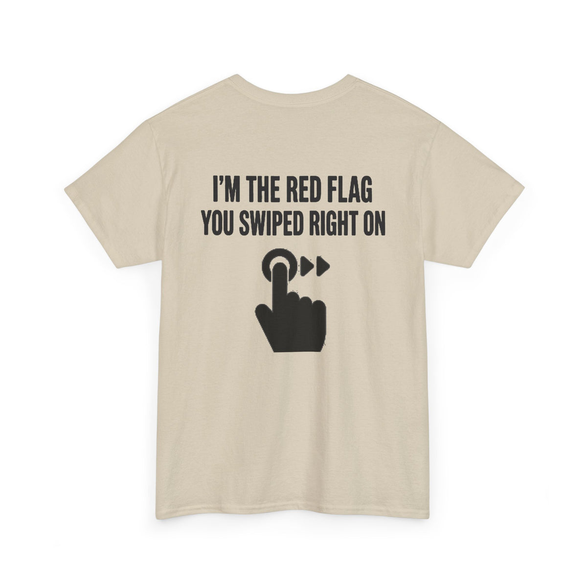 No ShopCo Red Flag T-shirt, black graphic – photo 9