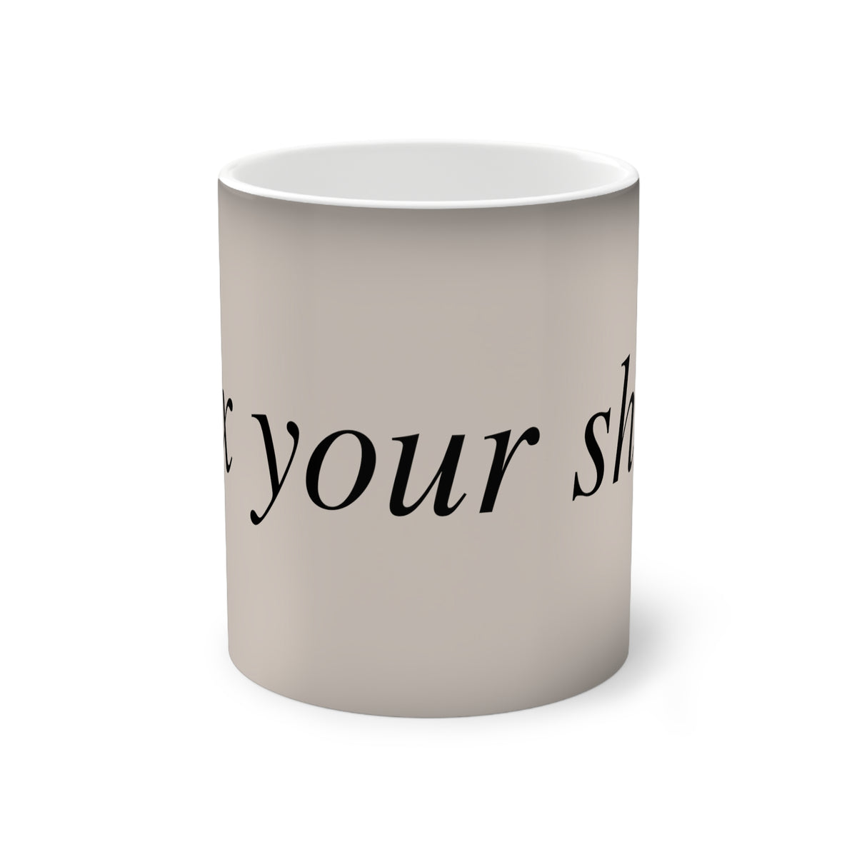 No ShopCo FYS 11oz color-changing ceramic coffee mug