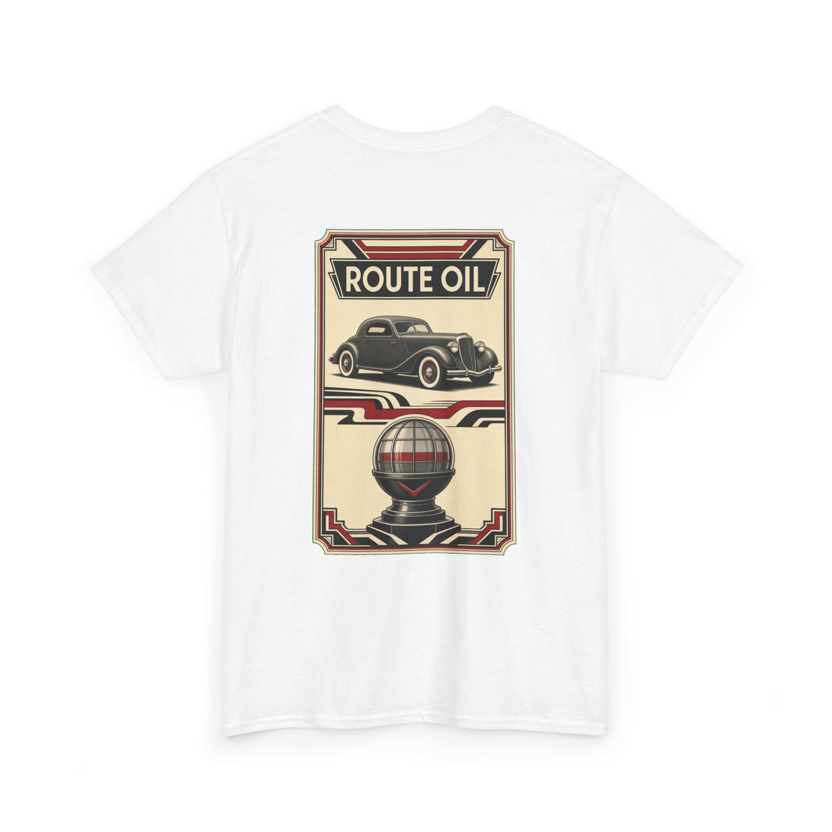 No ShopCo Route Oil retro automotive T-shirt – photo 3