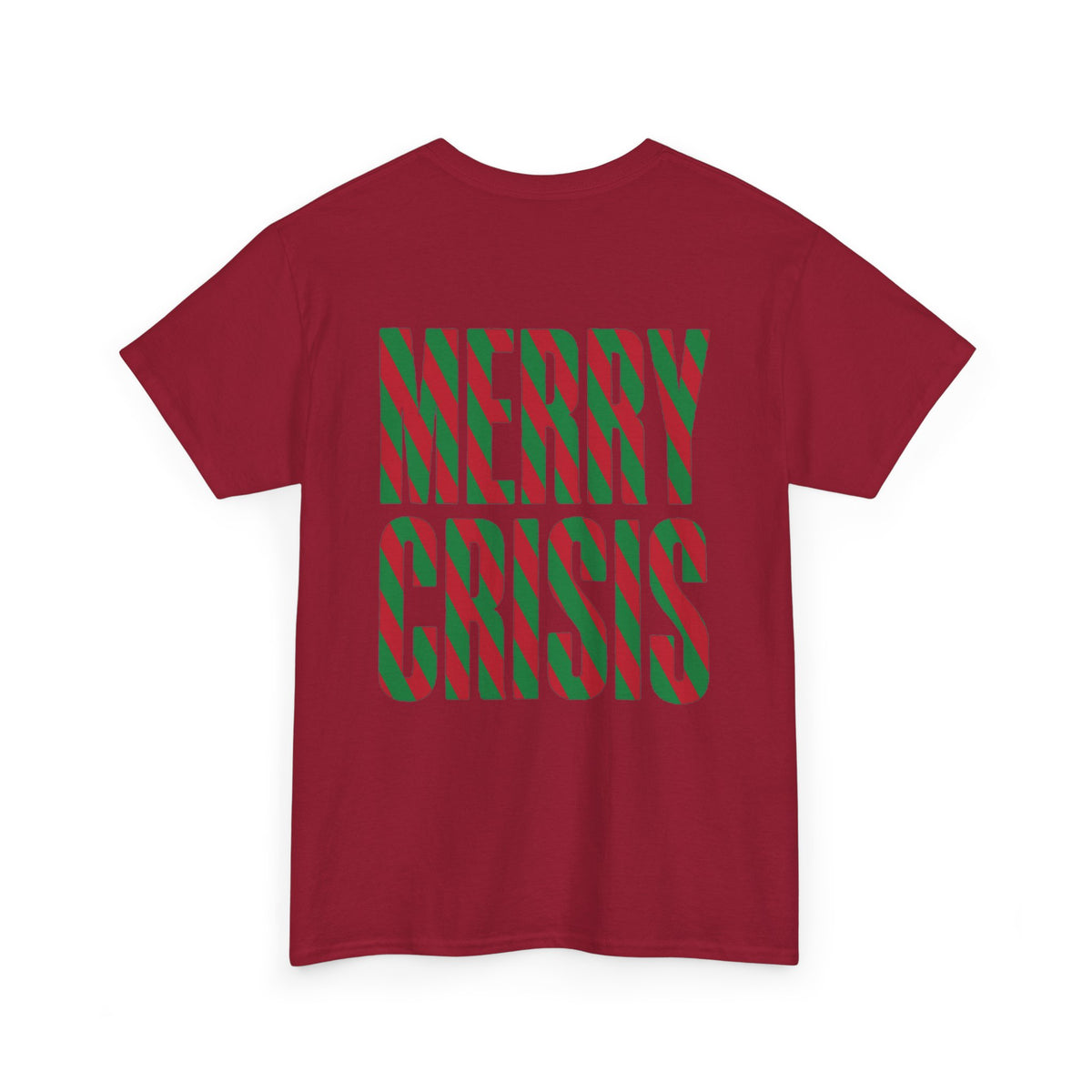 No ShopCo Merry Crisis T-shirt, red & green, red logo – photo 22