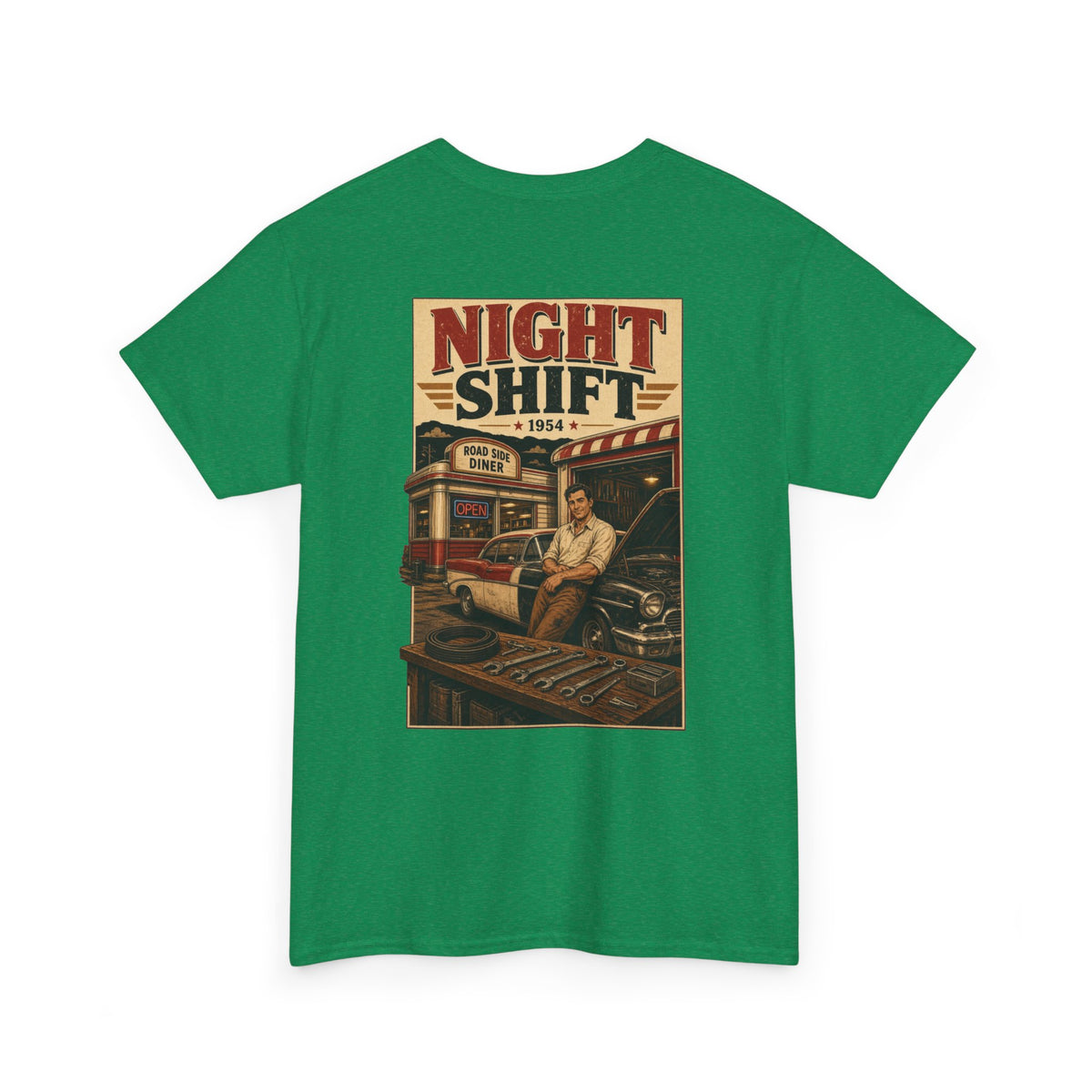 No ShopCo Night Shift T-shirt, black logo – photo 20