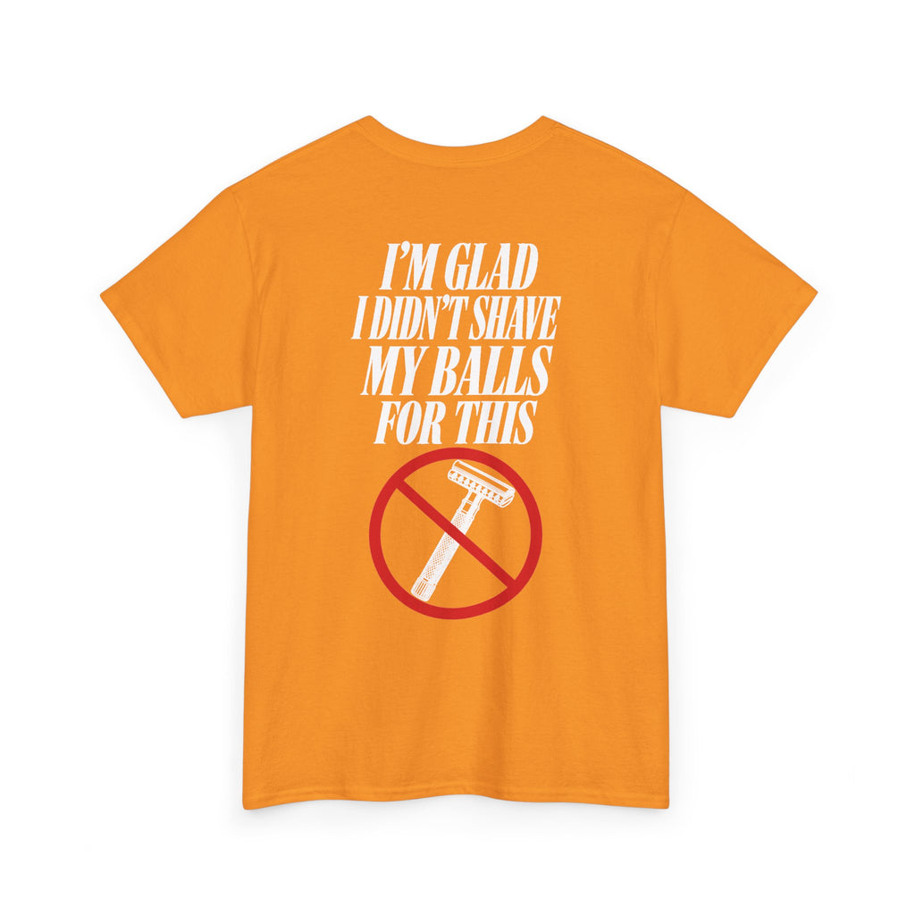 No ShopCo I'm Glad I Didn't Shave T-shirt, white graphic – photo 29