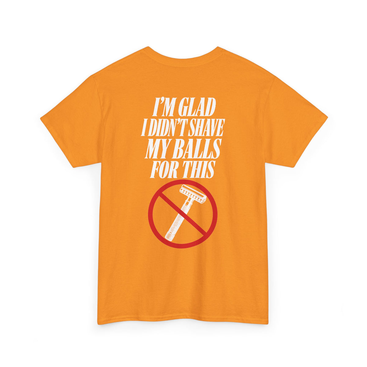 No ShopCo I'm Glad I Didn't Shave T-shirt, white graphic – photo 29