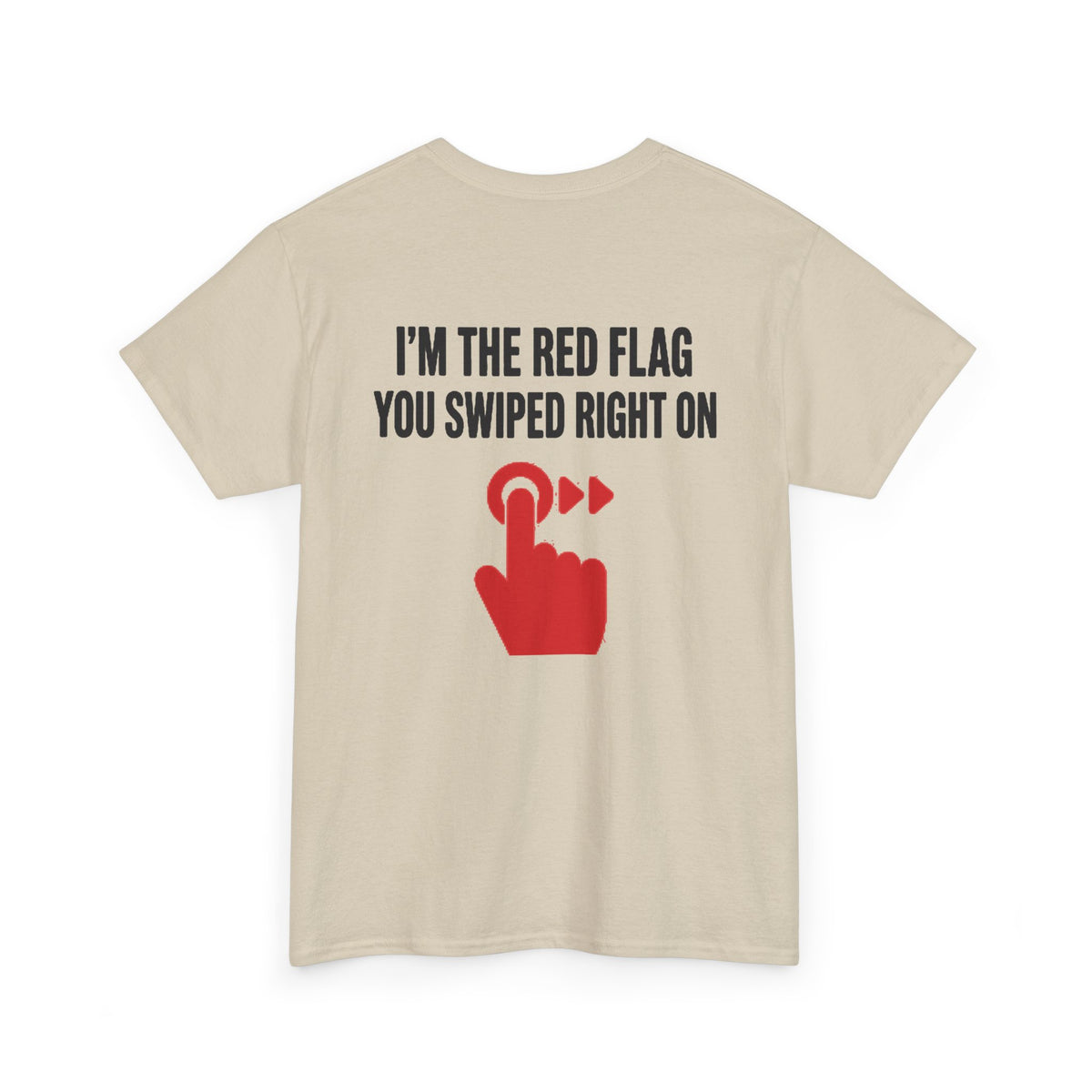 No ShopCo Red Flag T-shirt, black logo – photo 9