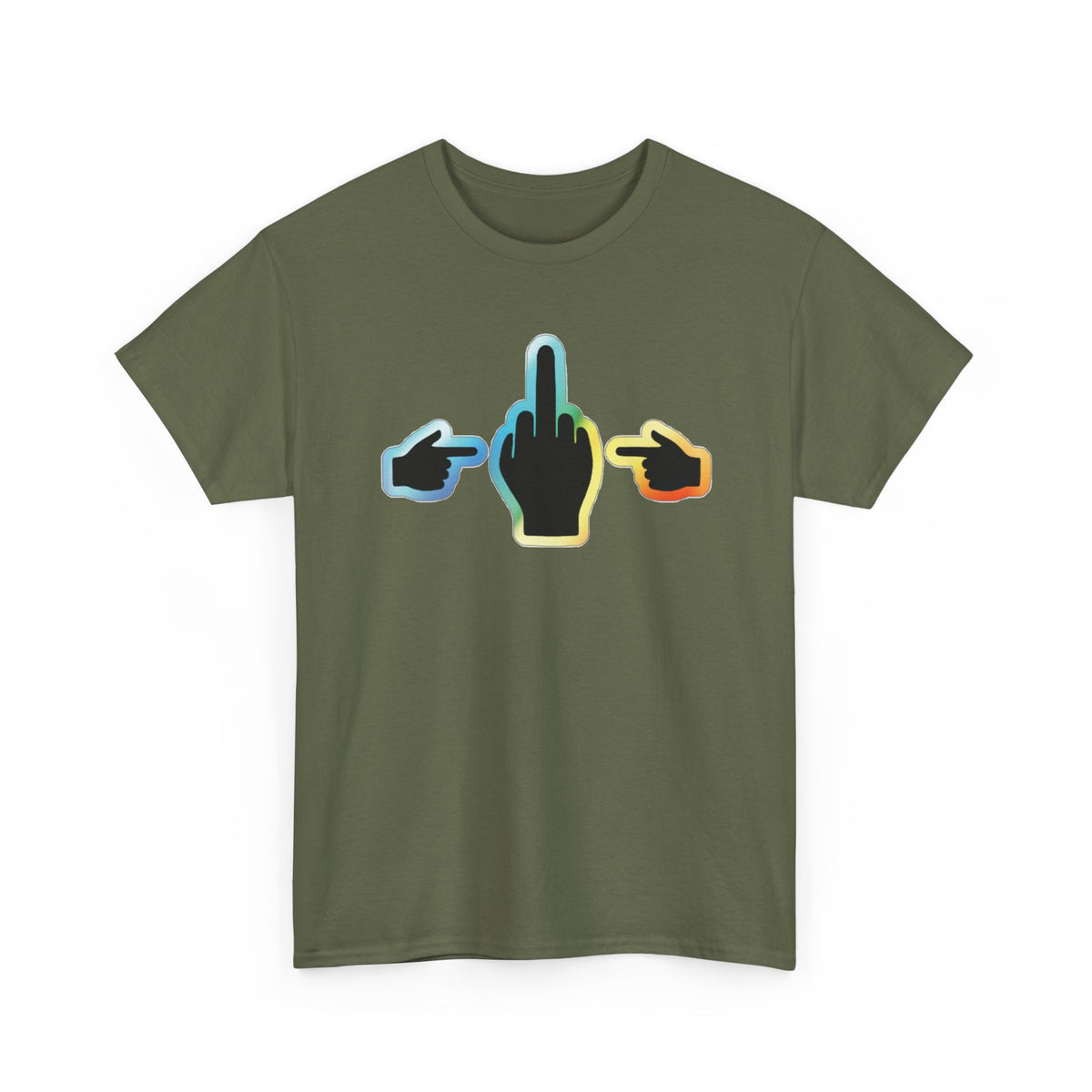 No ShopCo hologram Pointer Finger T-shirt – photo 3