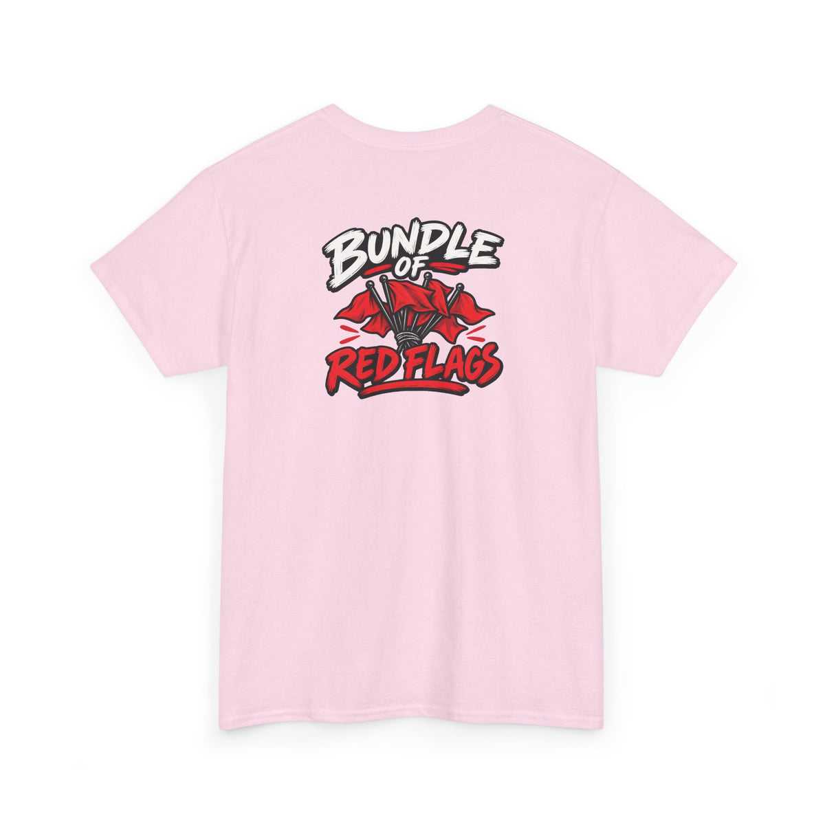 No ShopCo Bundle of Red Flags T-shirt, black & red – photo 12