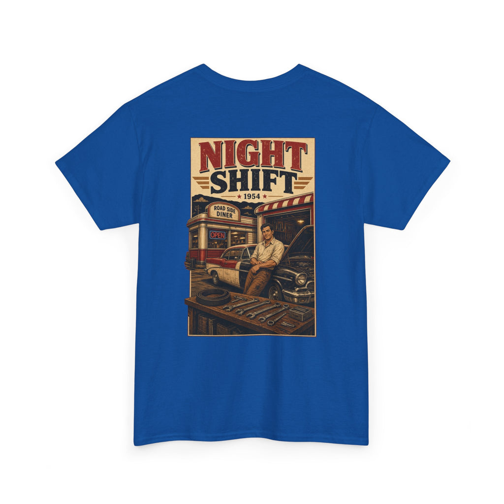 No ShopCo Night Shift T-shirt, red logo – photo 14