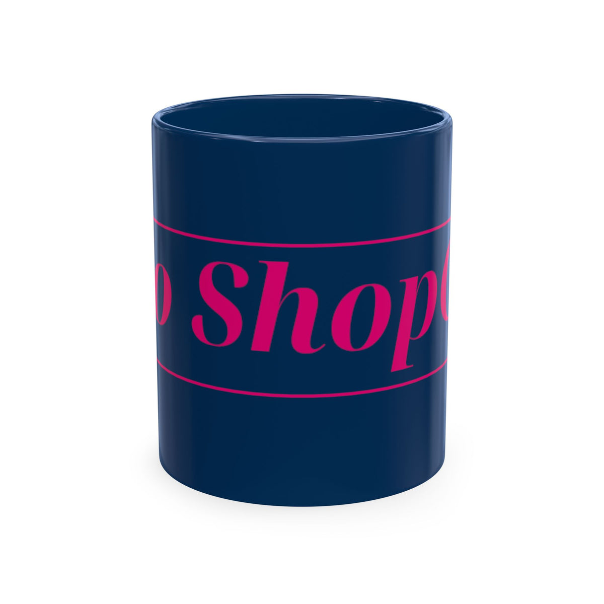 No ShopCo Logo 11oz mug, fuchsia logo – photo 7