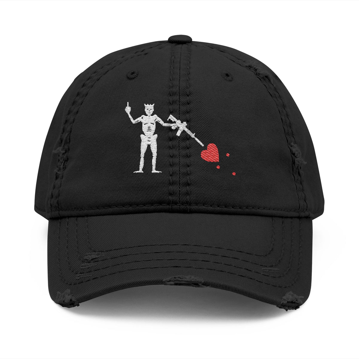 No ShopCo NFA Pirate distressed dad hat, Bird Edition