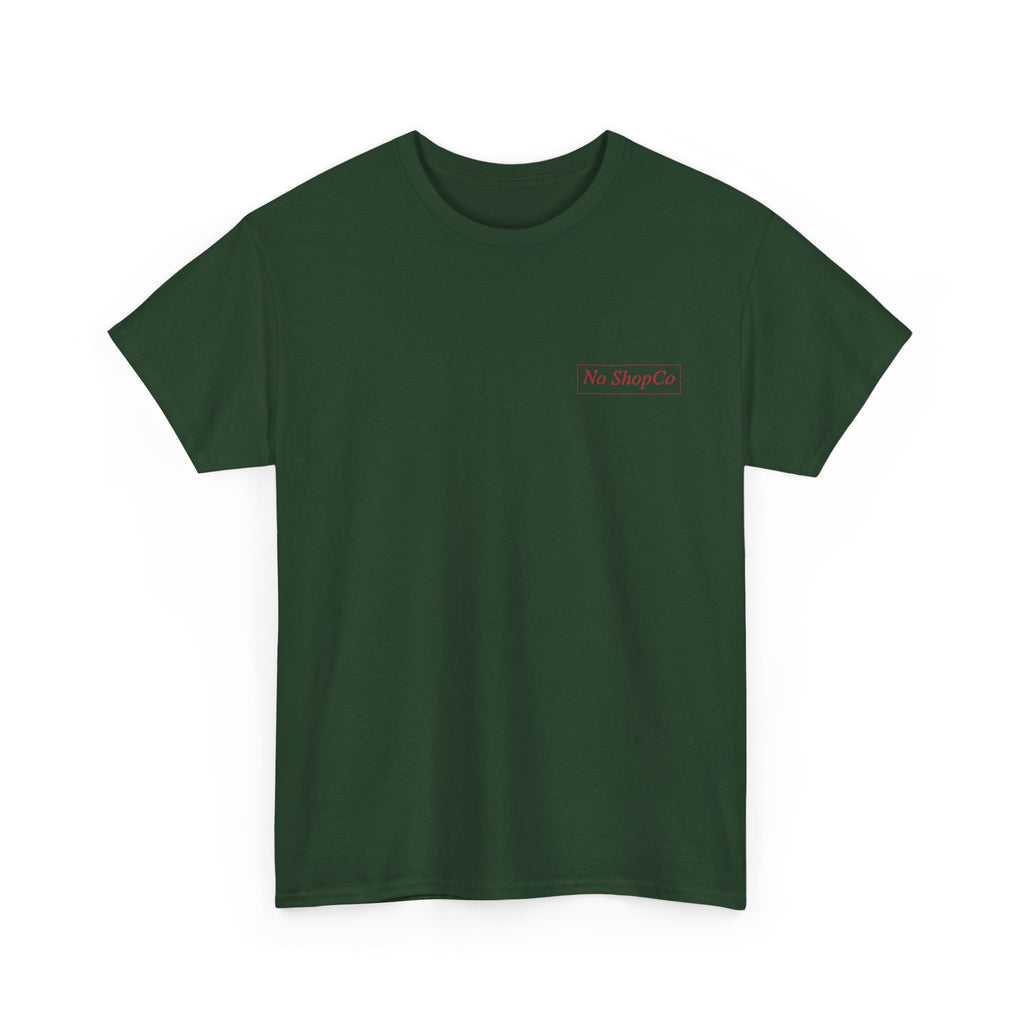 No ShopCo Merry Crisis T-shirt, red & green, red logo – photo 12