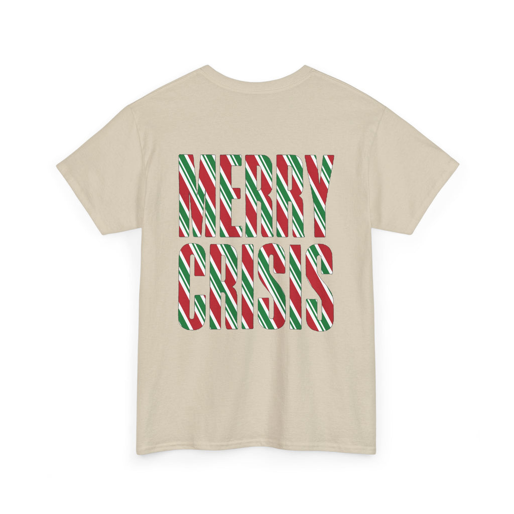 No ShopCo Merry Crisis T-shirt, tricolor, green logo – photo 15